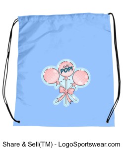 Lollipops with Bow Drawstring Bag Design Zoom